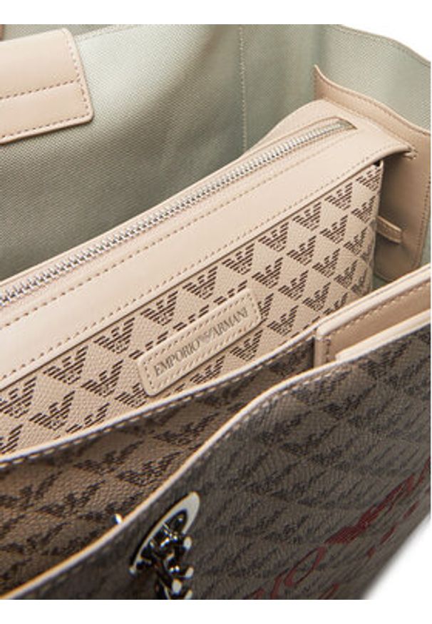 Emporio Armani Torebka Y3D158 YWS0E F1075 Écru. Materiał: skórzane
