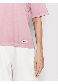 Reebok T-Shirt Boxy HK6950 Różowy Relaxed Fit. Kolor: różowy. Materiał: bawełna #2