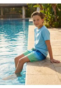 Sinsay - Szorty kąpielowe z efektem ombre - wielobarwny #1