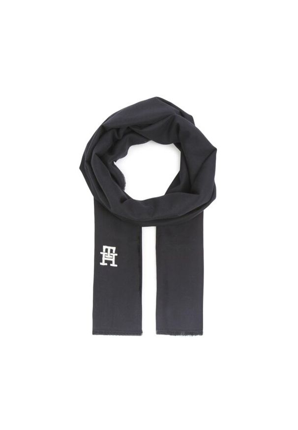 TOMMY HILFIGER - Tommy Hilfiger Szal Th Femmine Scarf AW0AW14927 Granatowy. Kolor: niebieski. Materiał: materiał