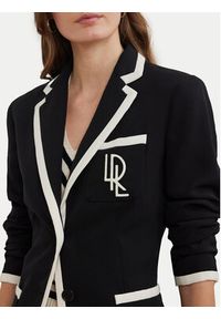 Lauren Ralph Lauren - LAUREN RALPH LAUREN Marynarka 200936101002 Czarny Straight Fit. Kolor: czarny. Materiał: syntetyk #5