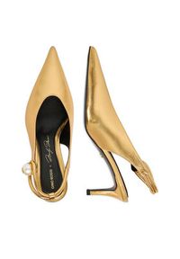 Gino Rossi - GINO ROSSI Czółenka CEO-ROSE-LT2678-1-N Złoty. Kolor: złoty. Materiał: skóra #4