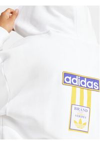 Adidas - adidas Bluza Adibreak IS2435 Biały Loose Fit. Kolor: biały. Materiał: bawełna #4