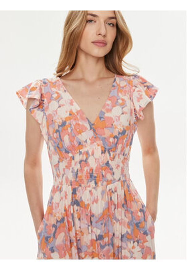GAP - Gap Sukienka letnia 862390-01 Pomarańczowy Regular Fit. Kolor: pomarańczowy. Materiał: bawełna, wiskoza. Sezon: lato