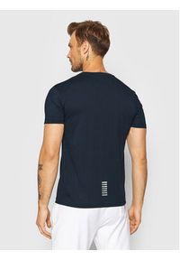 EA7 Emporio Armani T-Shirt 8NPT51 PJM9Z 0578 Granatowy Regular Fit. Kolor: niebieski. Materiał: bawełna