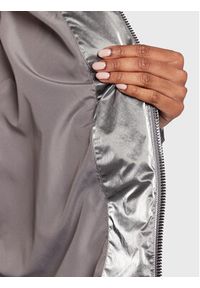 TOMMY HILFIGER - Tommy Hilfiger Kurtka puchowa Metallic WW0WW35935 Srebrny Loose Fit. Kolor: srebrny. Materiał: syntetyk #2