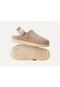 Ugg - Klapki damskie UGG Goldenstar Clog. Kolor: beżowy