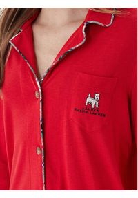 Lauren Ralph Lauren - LAUREN RALPH LAUREN Piżama ILN72467F Czerwony Regular Fit. Kolor: czerwony. Materiał: bawełna, wiskoza #3