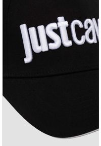 Just Cavalli - JUST CAVALLI Czarna czapka Logo Embroidery 3d Up. Kolor: czarny #3