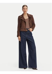 Armani Exchange Kurtka skórzana XW001924 AF21549 U6136 Brązowy Regular Fit. Kolor: brązowy. Materiał: skóra #7