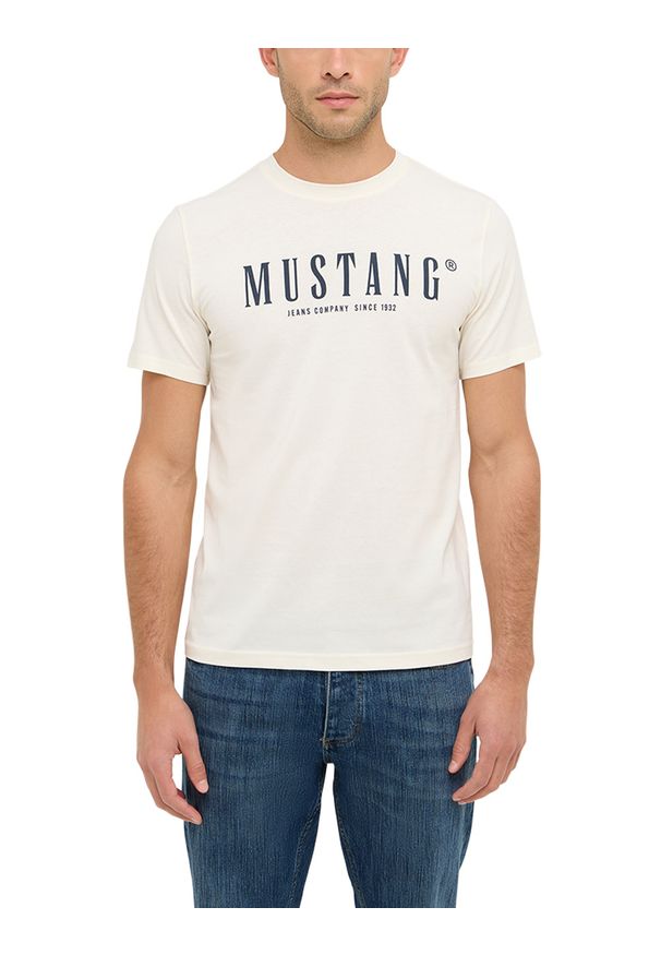 Męski T-Shirt Mustang Style Austin Whisper White 1016853 2013