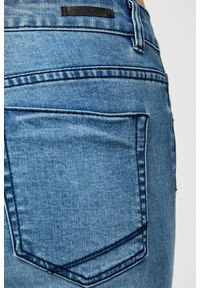 MOODO - Jeansy typu straight leg. Materiał: jeans. Długość: długie. Wzór: gładki #4