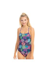 DOLFIN - Dolfin Revibe Sao Paulo Kostium Kąpielowy Z Wiązaniem Na Plecach – Rozmiar 26. Kolor: czerwony, różowy, wielokolorowy, zielony. Wzór: kwiaty, nadruk #1