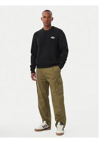 Adidas - adidas Sweter Trefoil Essentials KS4891 Czarny Regular Fit. Kolor: czarny. Materiał: syntetyk #3