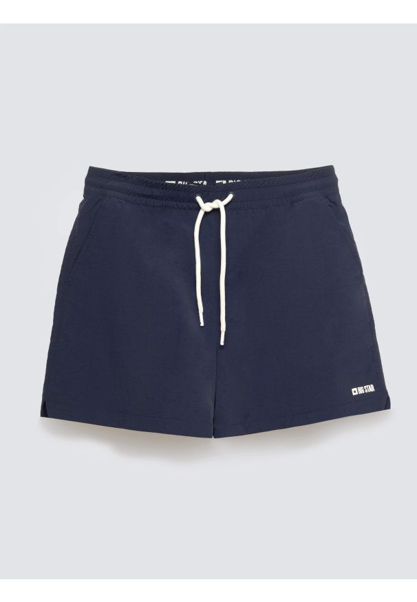 Big-Star - Szorty kąpielowe męskie granatowe Rafone 403. Kolor: niebieski. Materiał: guma