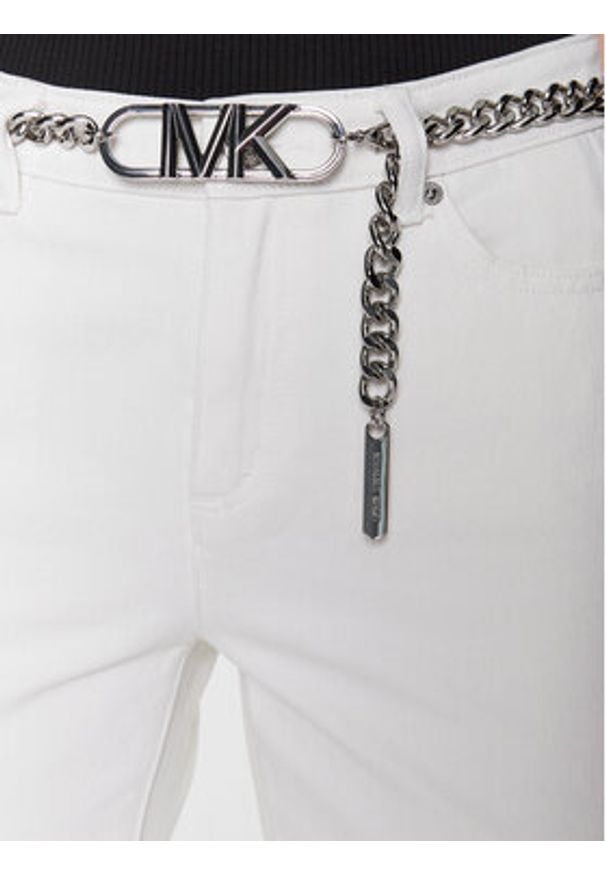 MICHAEL Michael Kors Jeansy MS3904180V Biały Flare Fit. Kolor: biały