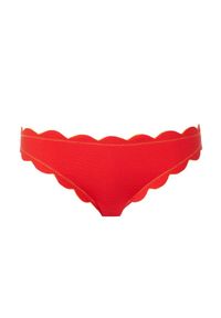 MARYSIA SWIM - Dwustronny dół od bikini Antibes. Stan: obniżony. Kolor: czerwony. Materiał: tkanina, materiał #4