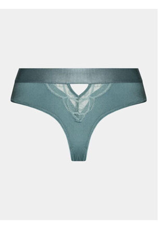 Hunkemöller Stringi Luna 202678 Niebieski. Kolor: niebieski. Materiał: syntetyk