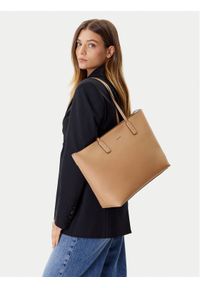 DKNY Torebka R44AYI42 Beżowy. Kolor: beżowy. Materiał: skórzane #1