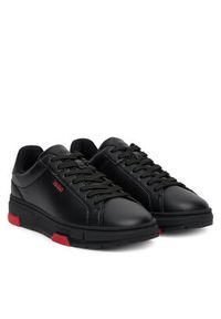Hugo - HUGO Sneakersy Yarrow 50555773 Czarny. Kolor: czarny. Materiał: skóra #5