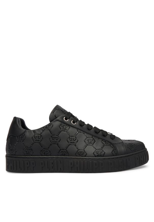 Philipp Plein - PHILIPP PLEIN Sneakersy SAFS USC0920 PLE005N Czarny. Kolor: czarny. Materiał: skóra