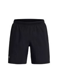 Szorty Under Armour Launch 7". Kolor: czarny, biały, wielokolorowy. Materiał: materiał. Sport: bieganie #1