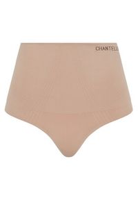 Chantelle Stringi Smooth Co C10U90 Beżowy. Kolor: beżowy. Materiał: syntetyk