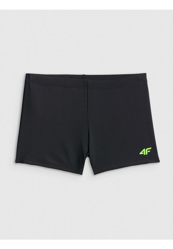4f - 4F Kąpielówki chłopięce - czarne 122/128 (6-8 lat). Kolor: czarny
