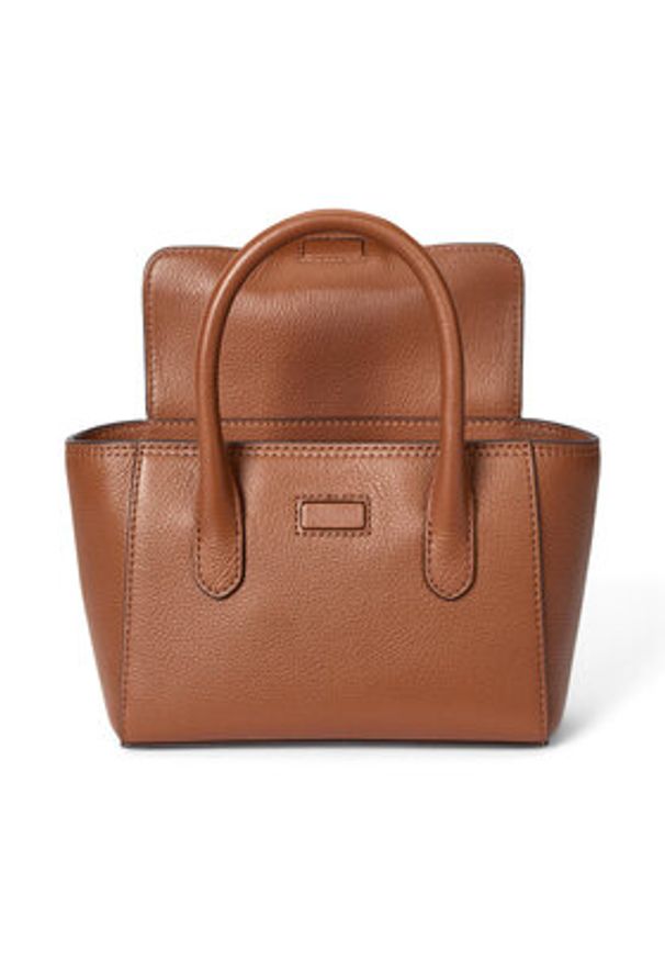 Lauren Ralph Lauren - LAUREN RALPH LAUREN Torebka 431969349001 Brązowy. Kolor: brązowy. Materiał: skórzane