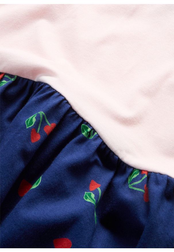 bonprix - Sukienka z dżerseju z czystej bawełny organicznej. Kolor: różowy. Materiał: jersey, bawełna. Długość rękawa: krótki rękaw. Sezon: lato