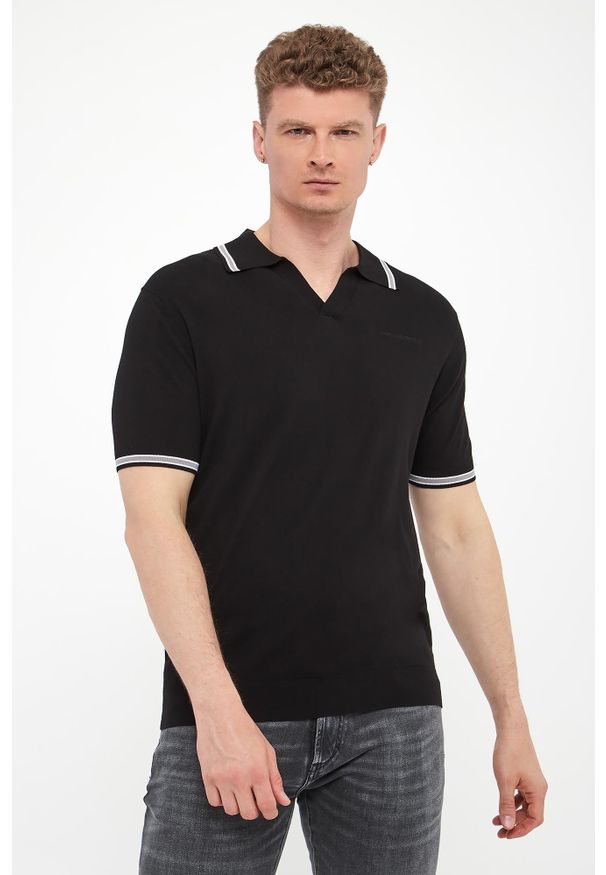 Karl Lagerfeld - Polo męskie KARL LAGERFELD. Typ kołnierza: polo