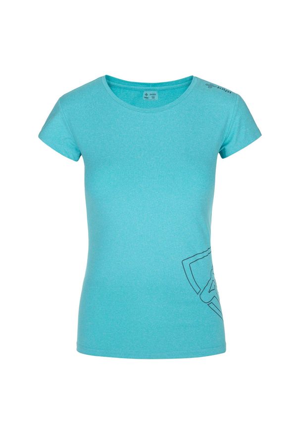 Koszulka techniczna damska Kilpi LISMAIN-W. Kolor: niebieski. Sport: turystyka piesza