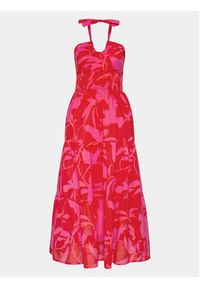 Seafolly Sukienka letnia SEAFOLLY-55162-DR Czerwony Regular Fit. Kolor: czerwony. Materiał: bawełna. Sezon: lato #5