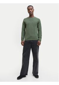 Jack & Jones - Jack&Jones Sweter Hill 12157321 Zielony Regular Fit. Kolor: zielony. Materiał: bawełna #7