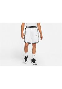Spodnie treningowe męskie Nike Dri-fit Dna+. Kolor: biały. Materiał: materiał, syntetyk. Technologia: Dri-Fit (Nike). Długość: krótkie
