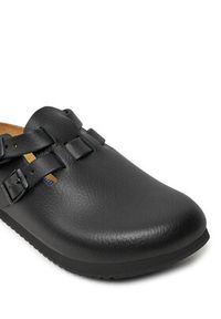 Birkenstock Klapki Kay Sl Sfb Le 1018227 Czarny. Kolor: czarny. Materiał: skóra