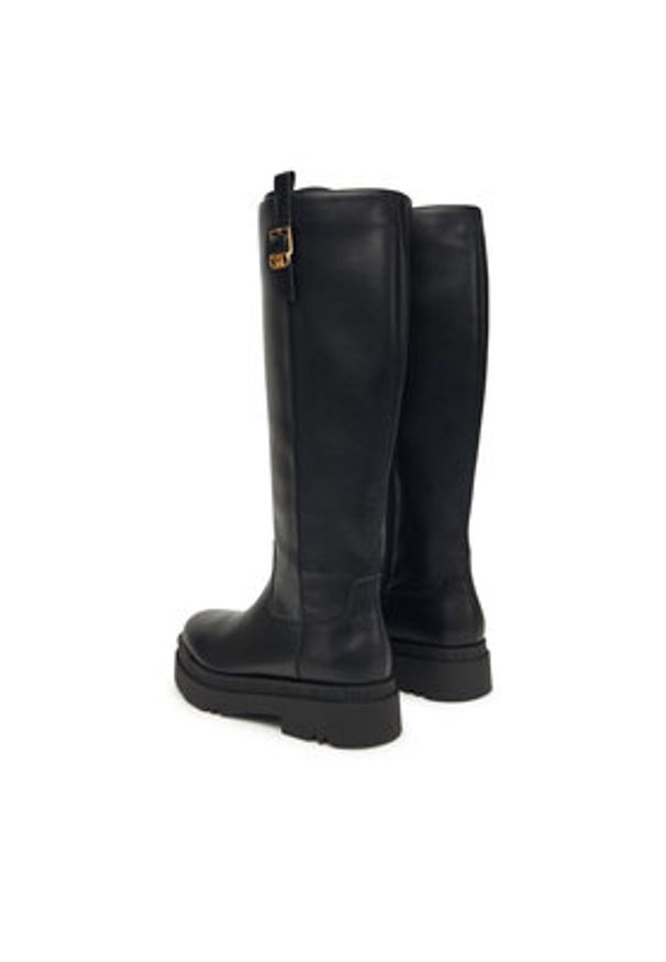 Liu Jo Kozaki Love 64 SF5069 P0102 Czarny. Kolor: czarny. Materiał: skóra