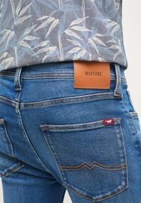 Mustang - MUSTANG ORLANDO SLIM MĘSKIE SPODNIE JEANSOWE DENIM BLUE 1013676 5000 682