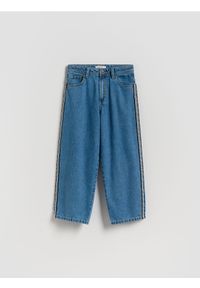 Reserved - Jeansy baggy - niebieski. Kolor: niebieski #1