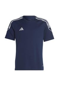 Adidas - Koszulka sportowa dla dzieci adidas Tiro 23 League Jersey. Kolor: niebieski. Materiał: jersey