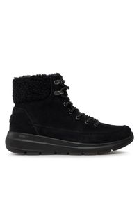skechers - Skechers Trzewiki Glacial Ultra Woodlands 16677/BBK Czarny. Kolor: czarny. Materiał: materiał