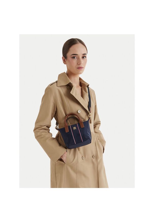 TOMMY HILFIGER - Torebka Tommy Hilfiger. Kolor: niebieski