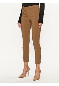 Rinascimento Spodnie materiałowe CFC0114968003 Brązowy Regular Fit. Kolor: brązowy. Materiał: materiał, syntetyk #1
