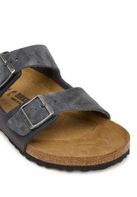 Birkenstock Klapki Arizona 1032435 Szary ciemny. Kolor: szary. Materiał: skóra, zamsz #6