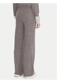 United Colors of Benetton - United Colors Of Benetton Spodnie dzianinowe 102HDF00Z Szary Wide Leg. Kolor: szary. Materiał: wiskoza, syntetyk #2