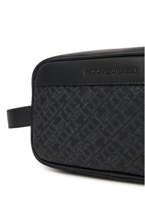 TOMMY HILFIGER - Tommy Hilfiger Kosmetyczka AM0AM13528 Czarny. Kolor: czarny. Materiał: skóra