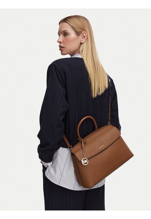 MICHAEL Michael Kors Torebka 30T6GX7S2L Brązowy. Kolor: brązowy. Materiał: skórzane
