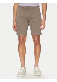 BOSS Szorty materiałowe 50536723 Beżowy Slim Fit. Kolor: beżowy. Materiał: bawełna
