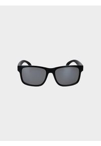 4f - Okulary przeciwsłoneczne z powłoką lustrzaną uniseks - granatowe. Kolor: czarny