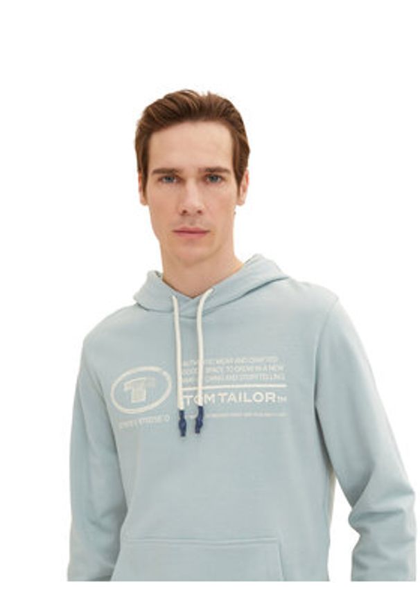Tom Tailor Bluza 1035531 Błękitny. Kolor: niebieski. Materiał: bawełna